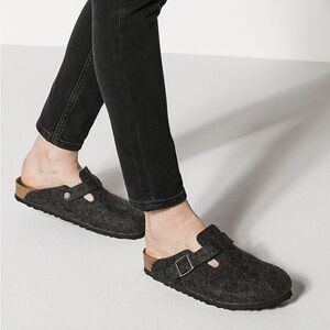 Birkenstock Boston - wool felt, size 39
